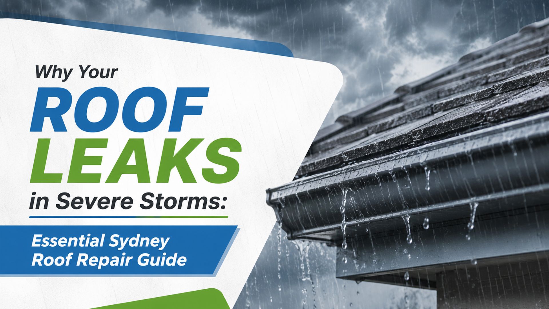 leaking roof repairs Sydney
